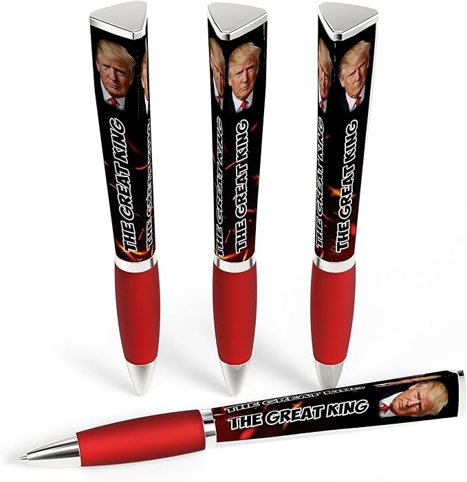 Trump Commander in Chief Ballpoint Pen, MAGA, Trump Merchandise Donald Trump Gifts for Men & Women, Make America Great Again Donald Trump Commander in Chief Pen - Imprinted In The USA (3-Sided Pen)