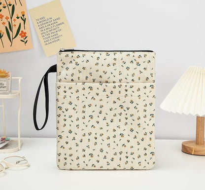 DSIUE Book Sleeve, Book Covers for Paperbacks with Zipper, Book Lover Gifts