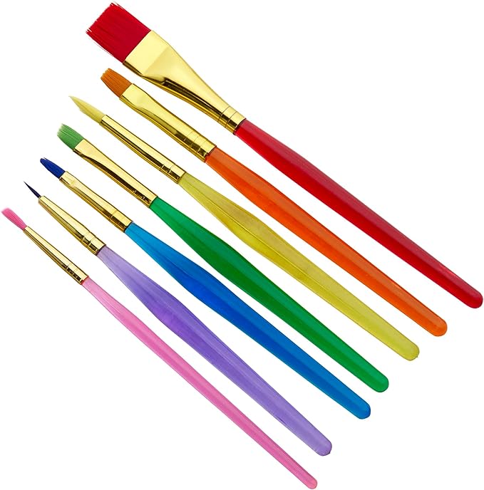 Cra-Z-Art Artist Brushes, Assorted Sizes Blist Carded, 7 Count