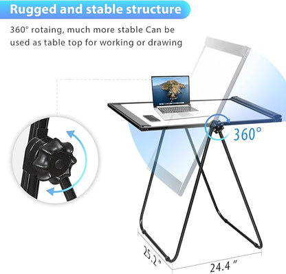 Stand White Board - 40x28 Magnetic Dry Erase Board Flipchart Board Double Sided Easel Board Portable Whiteboard for Classroom Home, Office Supplies