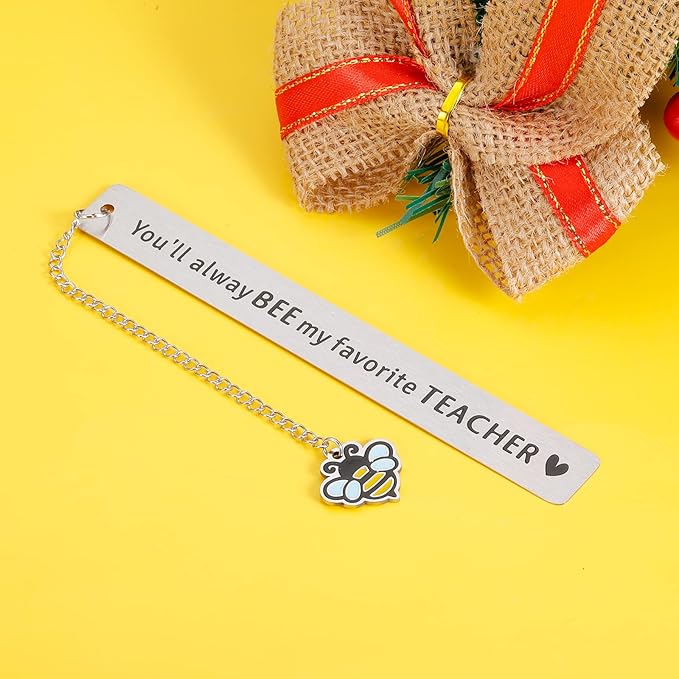 Teacher Appreciation Gifts Bookmark for Book Lover Women Men Thank You Gift Back to School Gifts for Teacher from Student Graduation End of Year Teachers Day Gift Christmas Valentine Gift Bulks