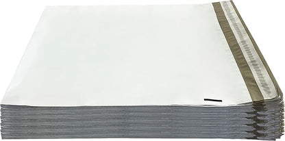 Colored Poly Mailers Pack of: Be creative with your packaging with Colored mailers (White, 12" x 15.5" pack of 250)