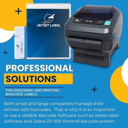 Zebra ZP505 / Zebra ZP 505 Label Direct Thermal Bar Code Zebra Label Printer ZP505 | USB, Serial, and Parallel Connectivity 203 DPI Resolution | Includes Software
