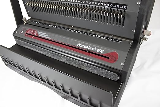 Akiles AWM-EX31 Model WireMac-EX31 All-in-One Electric Wire Punch and Manual Wire Closer, 3:1 Pitch, 3/16" to 9/16" Wire Closing Capacity, Square (4x4 mm) Hole Size, All 40 Disengageable Pins