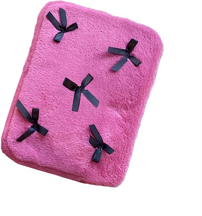 9-11 Inch Tablet Sleeve Case for iPad Pro 11 Air 4 10.2 Tab Protective Bag Cute Bowknot Quilted Puffy Laptop Pouch Carrying Case