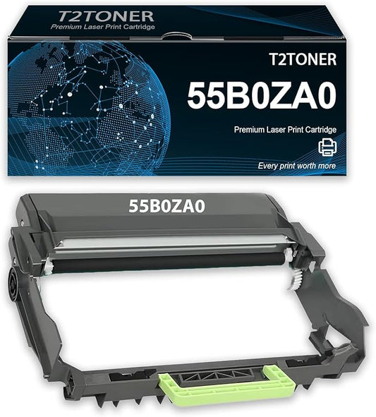 55B0ZA0 Drum Unit 55B0ZA0 Imaging Unit Remanufactured Drum Compatible for MS331 Drum Unit B3340dw B3442dw M1342 MB3442adw MB3442i MS331dn MS431dn MX331adn MX431adn XM1342 Printer