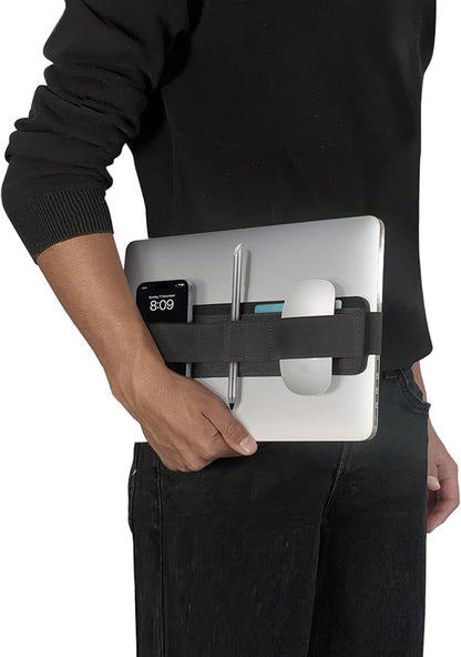 Beblau Slim PRO Portable Tech Organizer – Attachable Laptop & Notebook Accessory | Fits 13"-17" | Backpack & Desk Organizer | Office, Home, & School | Work-from-Home | Christmas Gift