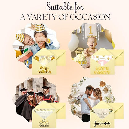 ACSTEP 100PACK Gift Card Envelopes Credit Card Size Mini Envelopes Colored Tiny Pocket Envelopes For Business Card, Small Note Cards 10 Assorted Colors 4X2.75 Inches