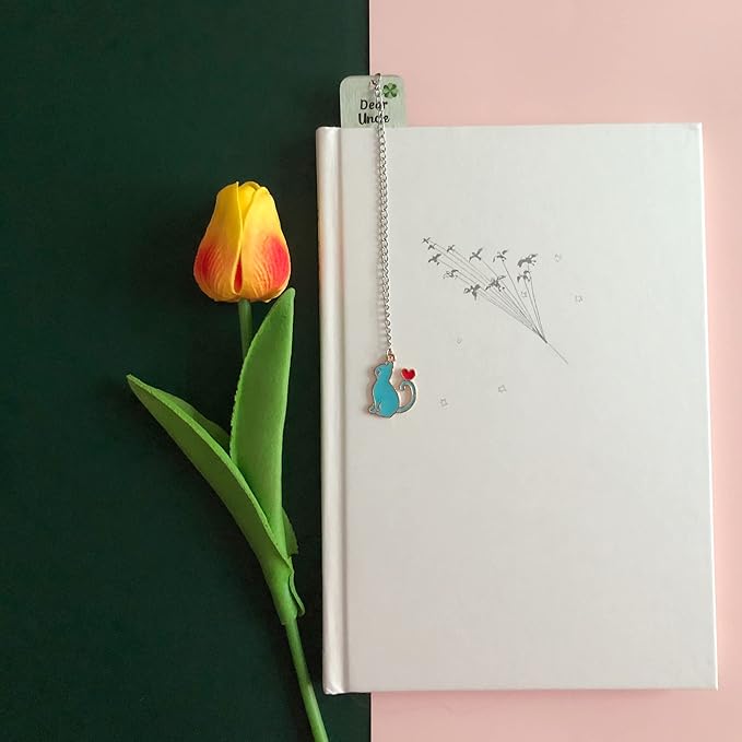 Uncle Bookmarks Christmas Gift Bookmark Birthday Present I Love You Happy Retirement Appreciate Funny Love Quotes Engraved Thanksgiving Keepsakes Best Uncle Ever Fathers Day Gifts from Niece Nephew