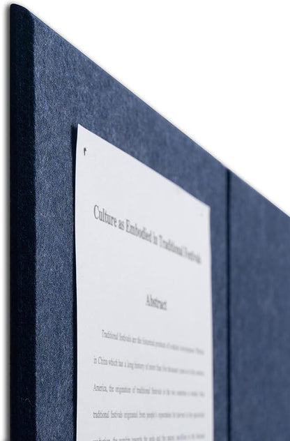 Large Felt Bulletin Board(48" x 36"),Cork Board Alternative,12 Pack Felt Wall Tiles with Safe Removable Adhesive Tabs,Notice Pin Board/Message Board/Vision Board for Office, School & Home