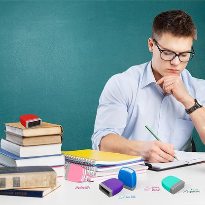 Yinder 24 Pcs Teacher Stamps for Classroom Self Inking Classroom Stamps Bulk for Teachers Elementary Colorful Motivational Encouraging Gifts(Classic)