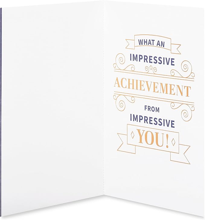 American Greetings Master's Degree Graduation Card (Impressive Achievement)