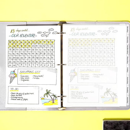 3 Ring Frosted Transparent Binder Dividers, 8 Tab Clear Binder Dividers, A4 Binder Dividers, Sturdy Plastic Dividers, Aesthetic Dividers for Binder, Tabs for Binder, 3 Hole Punch (Transparent,A4)