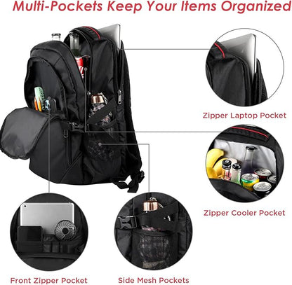 OUTXE Cooler Backpack 22L Insulated Cooler Bag for 15.6" Laptop Lunch Backpack for Work Daily Backpack