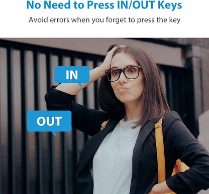 NGTeco Time Clocks for Employees Small Business with Face, Finger Scan, RFID and PIN Punching in One, MB2 Office Time Card Machine Automatic Punch with APP for iOS Android (0 Monthly Fee)