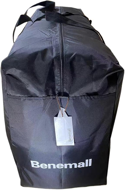 Extra Large Storage Bag for Moving Travel Bag Waterproof Large Moving Bag with Double Zippers and Reinforced Handles Large Capacity Duffle Bag for Moving Traveling Home Storage Packing