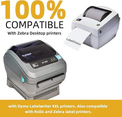 1 Roll 3" Core 4"x6" inch Direct Thermal Labels for Industrial Printers, No Ribbon Needed, Commercial Grade (1000 Labels/Roll, Total 1000 Labels)