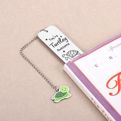 Booktok Gifts, Turtle Bookmark Gifts, White Elephant Gifts, Sea Turtle Gifts for Women, Turtle Gifts for Women, Turtle Lovers Gifts, Cute Book Marks for Reading Women, Cheer up Gifts, Turtle Stuff