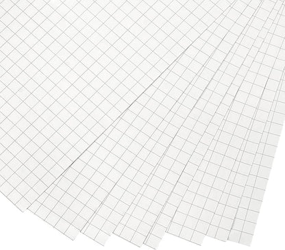 JAPCHET 800 Sheets A5 Grid Refill Paper, A5 Refill Paper Squared Planner Insert 6 Hole Punched for 5.8 x 8.25 Inch Notebook, 800 Sheets/ 1600 Pages