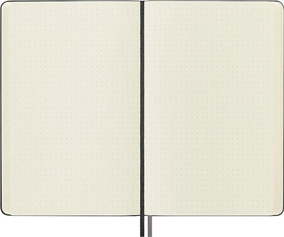 Moleskine Classic Expanded Notebook, Hard Cover, Large (5" x 8.25") Dotted, Black, 400 Pages