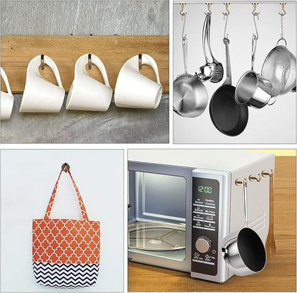 DIYMAG Magnetic Hooks, 30Lbs Strong Heavy Duty Cruise Magnet S-Hooks for Classroom, Fridge, Hanging, Cabins, Grill, Kitchen, Garage, Workplace and Office etc, (15 Pack-Yellow)