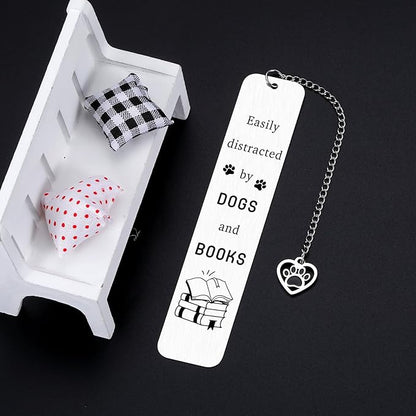 Funny Dog Bookmark for Reading Women Dog Lover Gifts, Book Lover Gifts for Female Friends Cute Bookmark Gifts for Dog Mom Owner Christmas Stocking Stuffers for Women Men Reading Supplies for Women Her