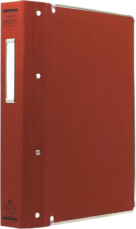 Red B5 Tatefuchi gold with 200 single-wafer-120RZ paste Kokuyo color binder MP cloth (japan import)