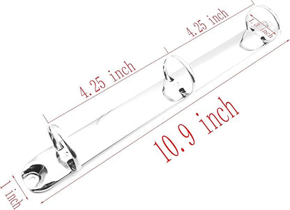 2Pcs Metal Standard Letter Size Notebook 3-Ring Binder Mechanism Replacement Kit，3 O Rings,Loose Leaf Binding Spines Combs for Personal Organizers Planners (32mm)