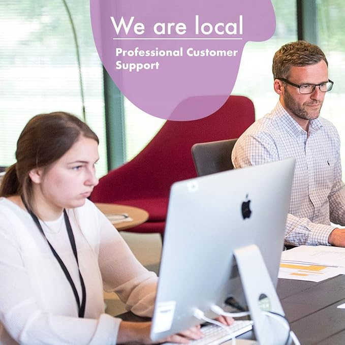 6 Rolls Wolfbarco 5.12" x 1476' (130mm x 450m) Black Premium Resin-Enhanced Wax Thermal Transfer Ribbon Compatible with Zebra,TEC, INTERMEC,Citizen,TSC,GODEX,ARGOX Printers