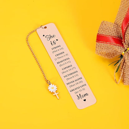 Gifts for Mom from Daughter Son Christmas Bible Bookmark for Women Valentines Mothers Day Birthday Gifts for Mother Mommy Mom to Be Bonus Mom Grandma from Teens Kids Book Lovers Sentimental Gift Idea