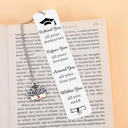 Class of 2025 Graduation Bookmark 2025 Graduation Gifts for Him Her Middle School High School College Graduation Gifts Ideas Senior 2025 Gifts for Student Last Day of School Gifts for Teens Boys Girls