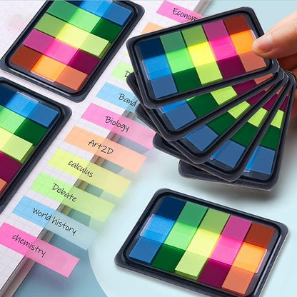 Golcellia 600 Pcs, Transparent Sticky Notes, Page Markers, Book Tabs, Sticky Note Tabs, Sticky Tabs, Page Tabs, Label Stickers, Pop Up Index Tabs, Tabs Flags Stickers