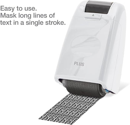 The Original Guard Your ID Identity Protection Security Prevention Stamp Wide Roller (White) IS-500CM