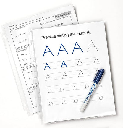 Avery Clear Standard Weight Sheet Protectors, Top Load, 10 Document Protectors (75540)