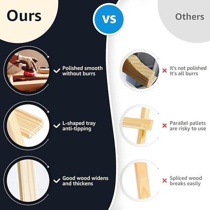 Nian Feng Wooden Easel for Painting, Large Floor Painting Stand for Adjnstable Height and Folding, 59-Inch, for Canvas Wedding Sign Poster, Art Easel for Adults and Teens (Natural)