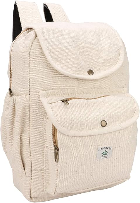 LONGING TO BUY Himalyan Hemp Laptop Bag Backpack/Traveller Bag, Hemp Laptop Bag