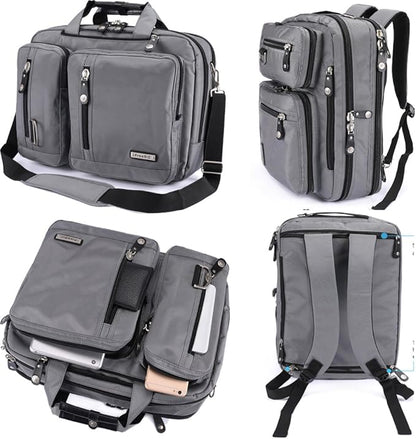 18.4 Inch Laptop Briefcase Backpack Messenger Shoulder Bag 18 Inch Gaming Notebook Computer Case Handbag for Business Travel
