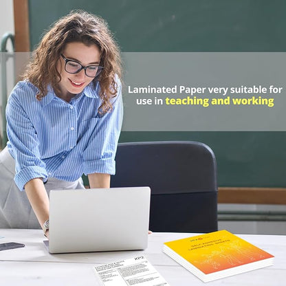 HTVRONT Self-Adhesive Laminating Sheets-9 X 12 Inches Self Laminating Sheets, No Machine Needed Clear Laminating Sheets for Protecting and Preserving Documents, Photos, Menus,Stickers… (100)