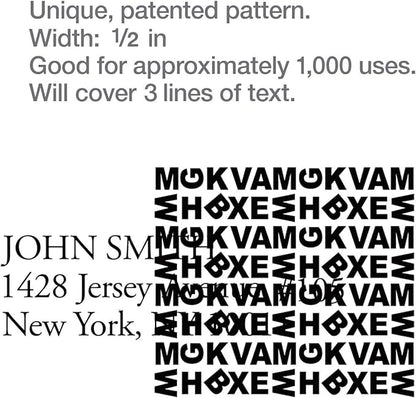 Guard Your ID Advanced Security Roller 2.0 for Identity Theft Prevention Stamping White