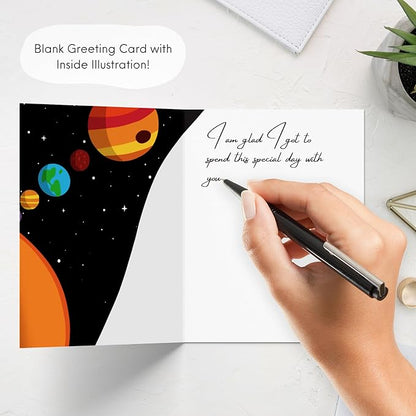 ALY LOU Naughty Anniversary Card, Funny Birthday for Boyfriend Husband/Him Her, Sarcastic Adult for Wife Girlfriend, Dirty Greeting Card (I Love You To Uranus)