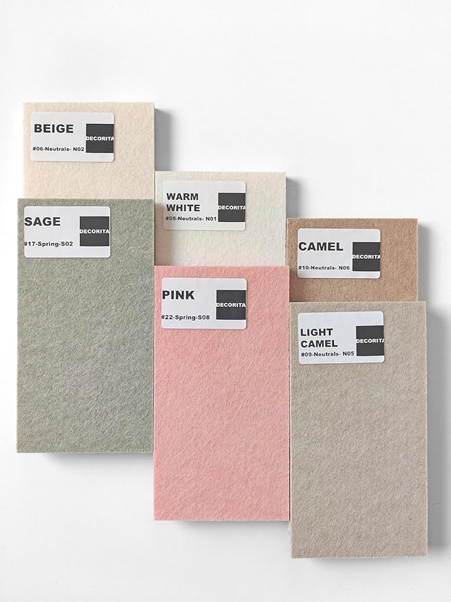 Large Cork Board Alternative - 47"x35" 12 Pack Felt Wall Tiles with Safe Removable Adhesive Tabs, Cork Wall Tiles Cork Board for Home Office Pin Board Tack Board 48 x 36 - Pink