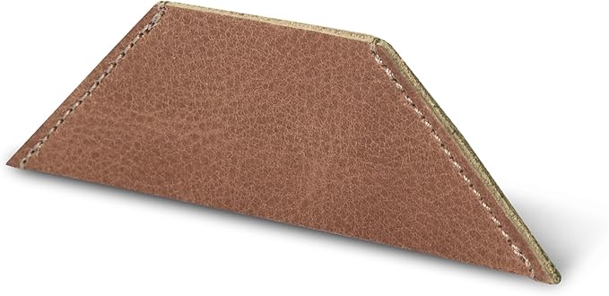 Londo Genuine Leather Handmade Bookmark (Set of 2) (Triangle, Mink)