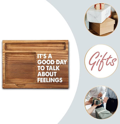 akeke Funny Sticky Note Holder Gifts for Guidance Counselor, Mental Health, Speech Therapy, Social Worker, School Counselor Desk Self-Stick Note Pad Holders GSH16