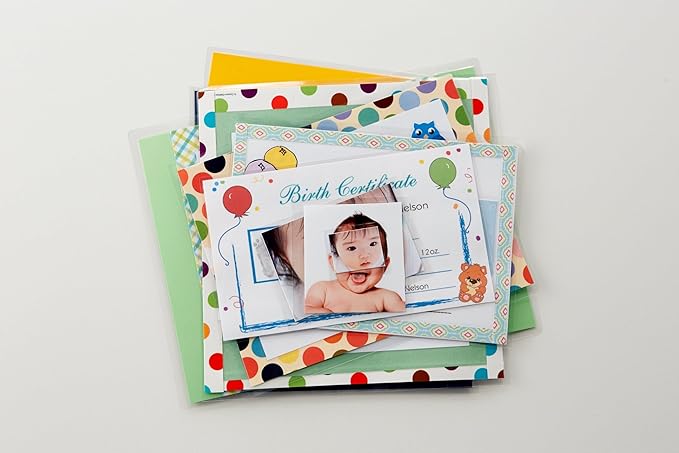 Scotch Self-Sealing Laminating Pouches, 25 Pack, Business Card Size, Great for Gift Tags