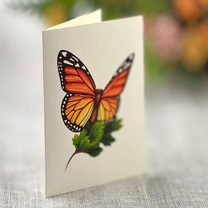 Freshcut Paper Pop Up Cards, Butterflies & Buttercups, 12 Inch Life Sized Forever Flower Bouquet 3D Popup Greeting Card, Birthday Cards, Thank You Card, Blank Notecard & Envelope