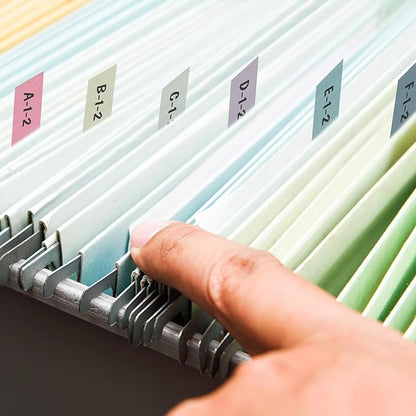 ZTML MS 1400 Pieces Tabs, Morandi Sticky Tabs, Page Markers, Page Tabs for Binders, Colored Book Tabs for Annotating Books, Reading Notes and Classify Files, 26 Sets Book Sticky Tabs for Notebooks