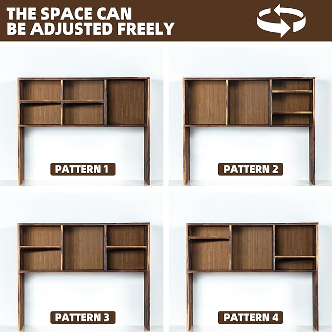 Wood Dorm Desk Bookshelf Organizer, Desktop Bookshelf, Desk Book Organizer, Desk Organizer for Home Office Dorm, Brown, Office Products,Desktop Shelves & Office Shelves,Shelf,Desktop Bookshelf