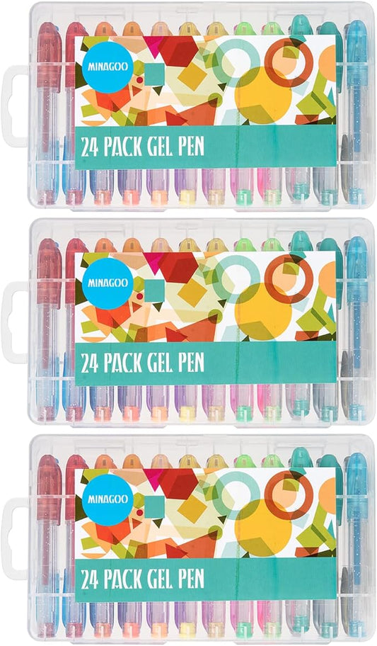 24 Pack Mini Glitter Gel Pen,Tiny Pens for School,Office and Home… (3)