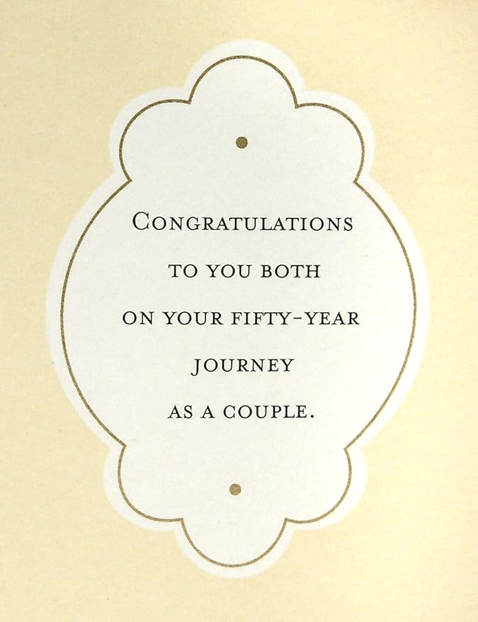 Hallmark 50th Anniversary Card (Roses)