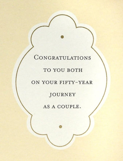 Hallmark 50th Anniversary Card (Roses)